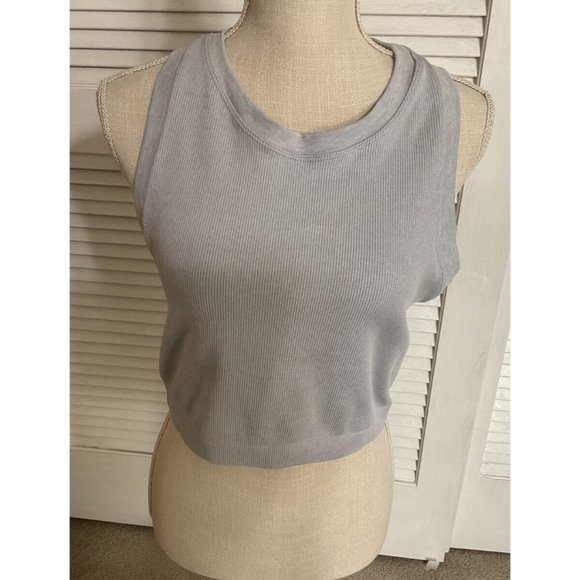 VELOCITY Woman's Blue Racerback Tank Top Size Large - Picture 7 of 13